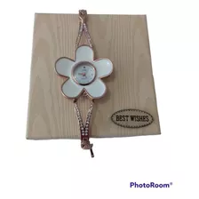 Reloj Mujer Diseño Margarita Exclusivo