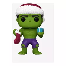 Funko Pop #1321 Holiday Hulk Con Gorro Exclusivo