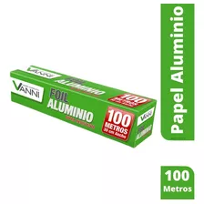 Rollo Aluminio 100 Metros / Papel Aluminio Alimentos 1 Rollo