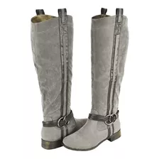 Botas Suede Gris N°40 Importadas Usa