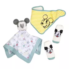 Disney Baby Manta De Apego Calcetas Babero Mickey Mouse Bebé