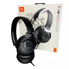 Fone De Ouvido Original Jbl On-ear Com Fio Tune 500 Preto 