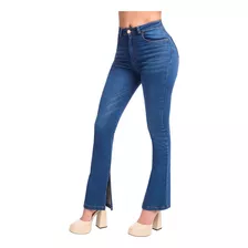 Pantalon Jeans Acampanado Mezclilla Premium Devendi Denim Co