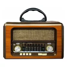 Radio Vintage Am Fm Multibandas Bluetooth Recargable Retro