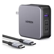 Ugreen 140w Cargador Usb-c 3 Puertos Macbook Con Cable 1.5m