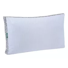 Almohada Nativa Dalia Fibroesfera Tradicional 70cm X 40cm Color Blanco Por 2 Unidades