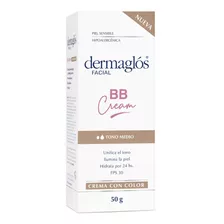Dermaglós Bb Cream Hidratante Con Color Fps30 Tono Medio X 5