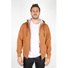 Campera Buzo Hombre Canguro Cierre Capucha Algodon Friza