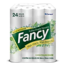  Papel Higiênico Fancy Toque Suave Folha Dupla C/24 Rolos