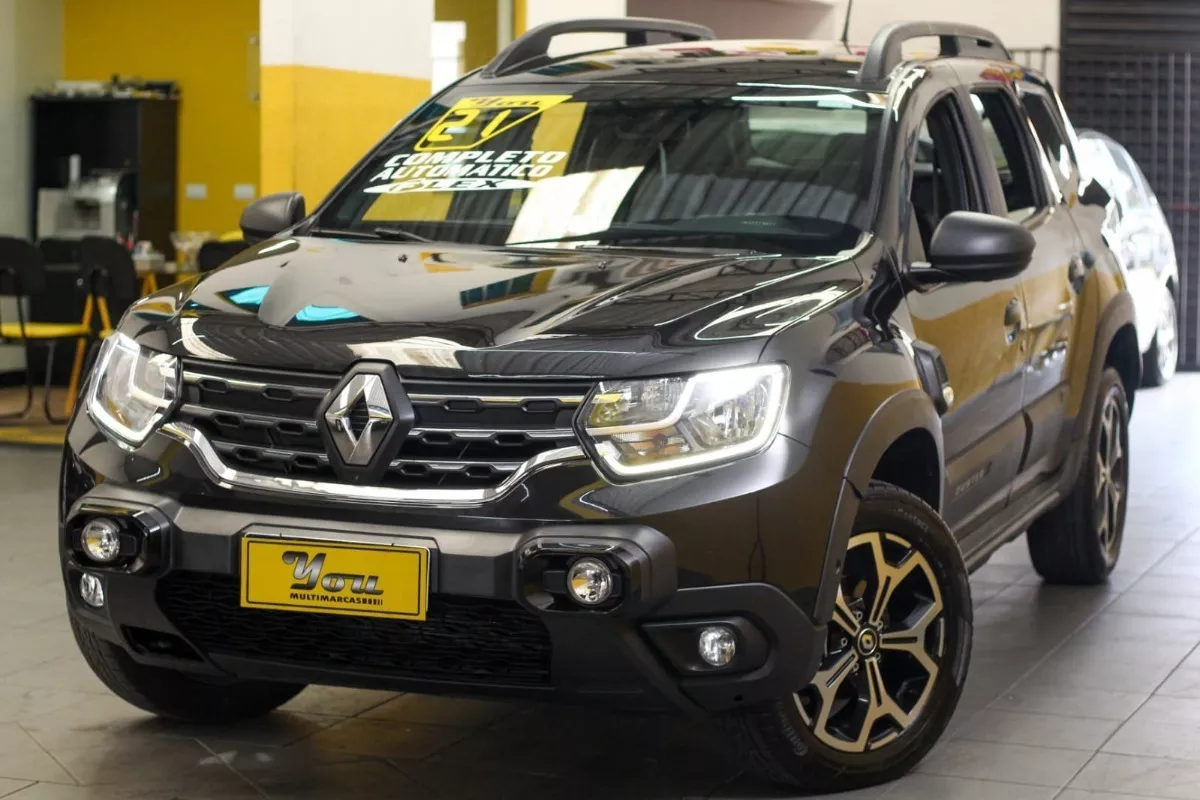Renault Duster Iconic Cvt 1.6 Flex 2021 Preta Ipva 2022 Pago