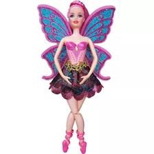 Boneca Baile Rosa Ballet Bailarina 30cm Pernas Dobrável