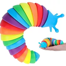 Finger Slug Babosa Juguete Caracol Antiestress Toy Rainbow