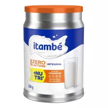 Lata Leite Em Pó Zero Lactose Itambé 330g