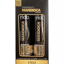 Shampoo + Condicionador Tratamento Mandioca Eico 12x1 800ml