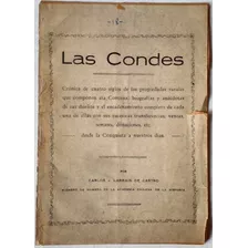 Las Condes Historia Carlos Larraín 1920 Muy Raro