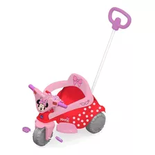 Triciclo Minnie Disney Infantil 3 Em 1 Até 30 Kg Xalingo Cor Rosa-claro