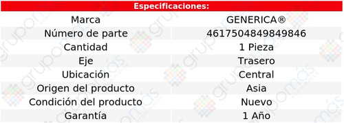 (1) Gua Defensa Trasera Ctral Generica Saveiro 10_16 Foto 2