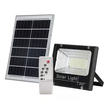 Foco Led 25w Ip67 Con Panel Solar Y Control Remoto