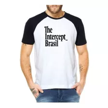 Camiseta Intercept Brasil Personalizada Raglan Ki 05 Camisas