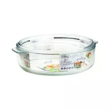 Cacerola Redonda 21x13,5cm Vidrio 2l Cocina Libbey