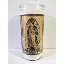Veladora Virgen De Guadalupe 14 Días Línea Oro