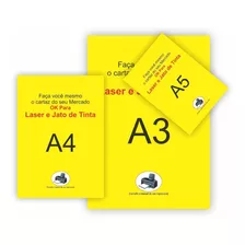 300 Cartaz Oferta Amarelo Supermercado Impressora Jato Tinta