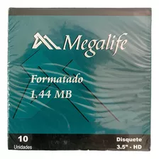 Lote Disquete Megalife 1.44 Mb 3.5-hd 32 Caixa