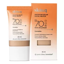 Protetor Solar Facial Delícia Fps 70 Skin.q Cor 02 40ml