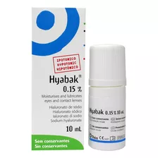 Hyabak Gotas 0.15% X 10ml