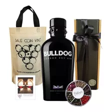 Regalo Caja Box Estuche Gin Bulldog + Botanicos Mixologia 