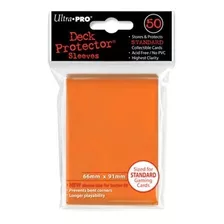 Protector Para Cartas (50 Protectores) Naranja -ultrapro