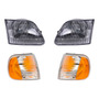 Set Calaveras + Faros Depo Ford F-250 1992-1996