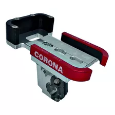 Suporte Celular Guidão Corona Regulagem Alum 28mm Vermelho