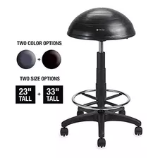 Gaiam Balance Ball - Taburete Para Silla, Half-dome Stabilit