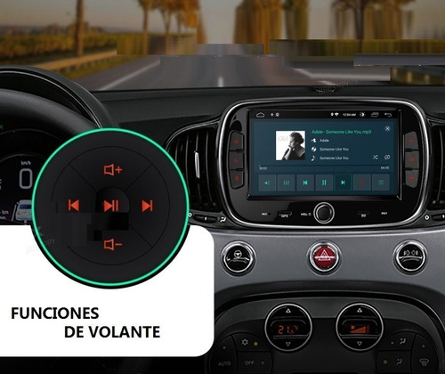 Android 11 Fiat 500 2009-2015 Carplay Gps Wifi Radio Touch Foto 8