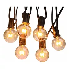 Guirnaldas Guia De Luces Vintage 50 Focos Calidad Comercial