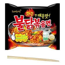 Lamen Coreano Samyang Sabor Frango Hot Super Picante + Hashi