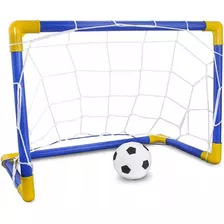 Mini Cancha Futbol Arquería Juguete Balón Niños Malla Juego