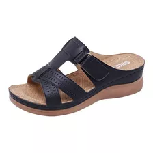 Sandálias Vintage Premium Ortopédico Aberto Toe Feminino San