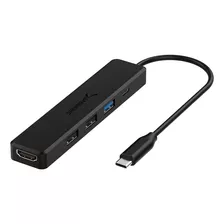 Sabrent Multiport Usb Type-c Hub 4k Potência Hdmi