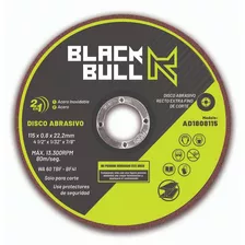 Disco Abrasivo Corte Extrafino Profesional 4 1/2 (x50) Color Negro