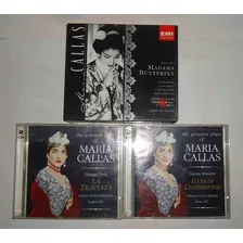 Lote 3 Cds Dobles Opera María Callas Importados Como Nuev 