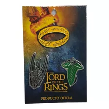 Pack X3 Pin Pines The Lord Of The Rings Licencia Oficial