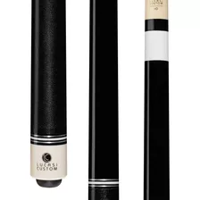 Lucasi Custom Mystic Black Rizado Arce Billiard Cue Con Man.