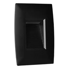 Balizador Led Externo 2w Preto Embutir Caixa 4x2 3000k Cor Da Luz Branco-quente 110v 220v (bivolt)