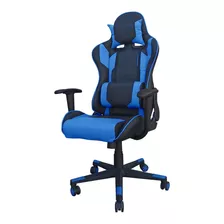 Sillón Pro Gamer Legend - Desillas Color Negro Con Azul