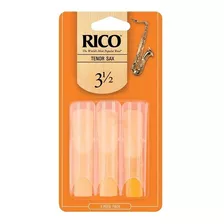 Pack De 3 Cañas Para Saxo Tenor N.º 3,5 Rico Rka0335 