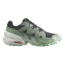 Tenis Trail Salomon Speedcross 6 Verde Mujer L47301300