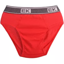 Kit 9un Cueca Masculina Slip Tradicional Básica Adulto Lisa