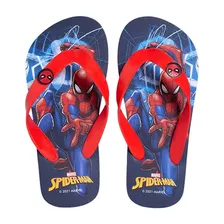 Ojotas Marvel Spiderman America Iron Hulk Niños Licencia Ofi